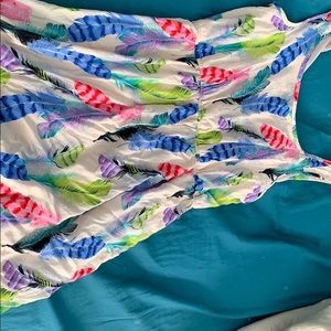 Adorable A line Feather Dress